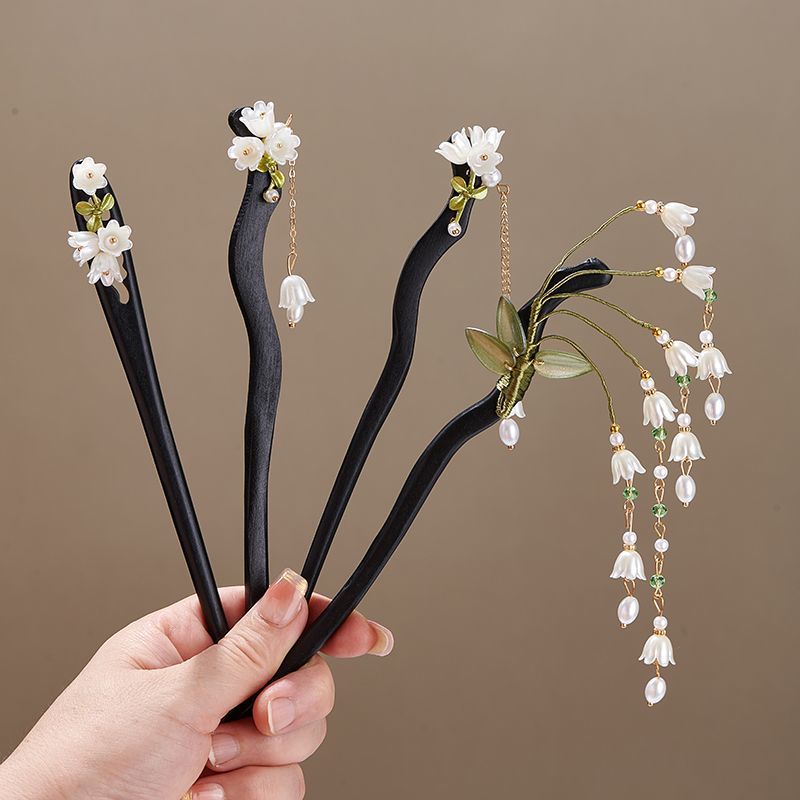 Florist Supplies - Lily Of The Valley1 Haarstokje Retro