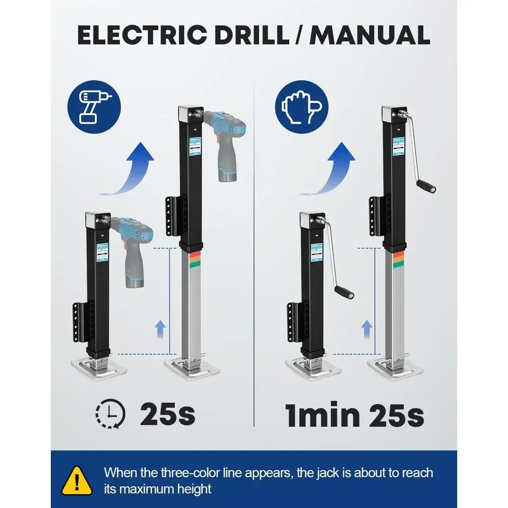 8000 lbs Trailer Jack Heavy Du - B & J Florist Supply Linwood recensie en prijs