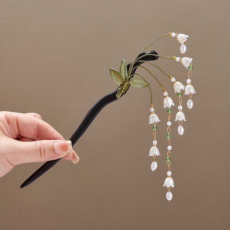 Houten bloem haarspeld Vintage - Florist Supplies recensie en prijs