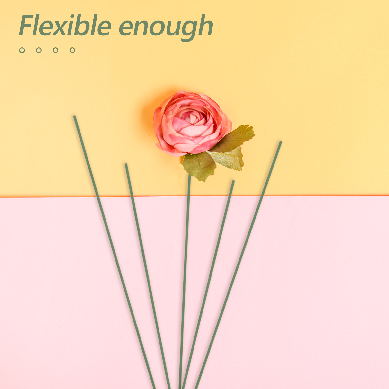 250 stuks verpakte groene bloe - Wire Stem Florist recensie en prijs
