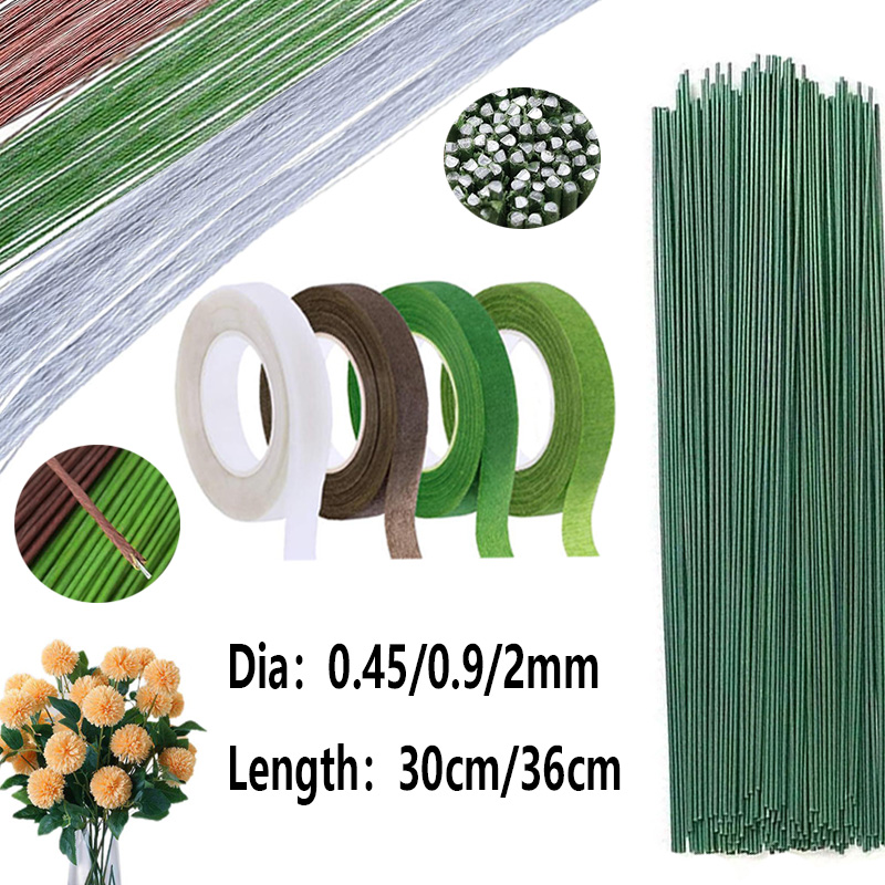 22/20 gauge lichtgroene bloeme - Wire Stem Florist recensie en prijs